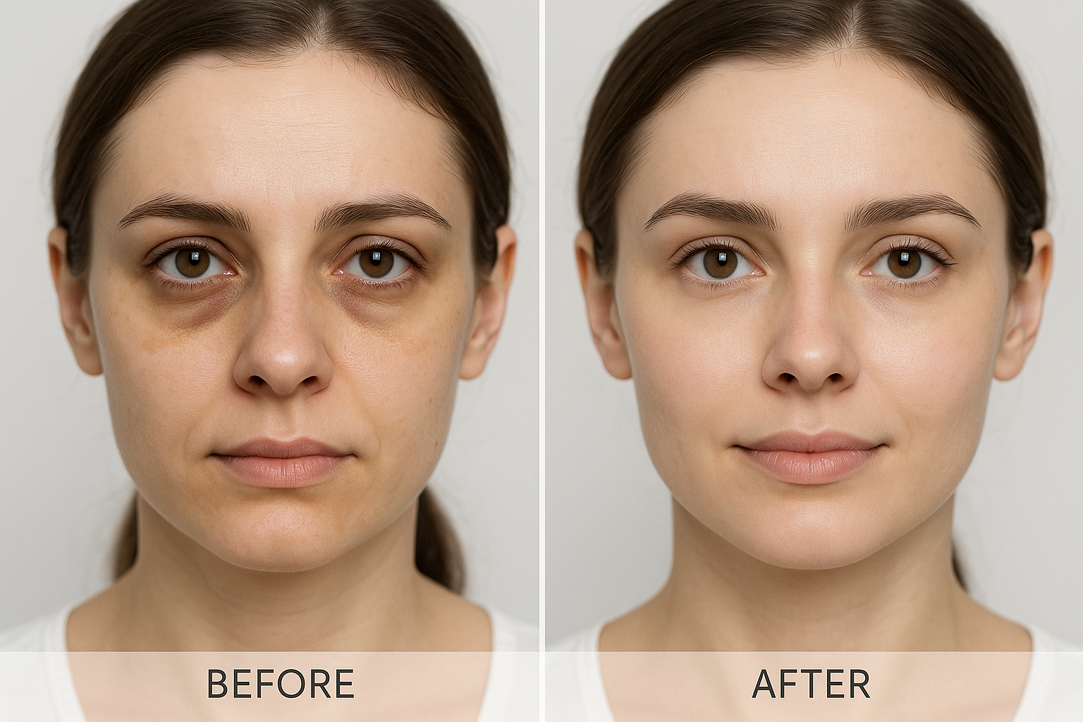 prp dark circles before after